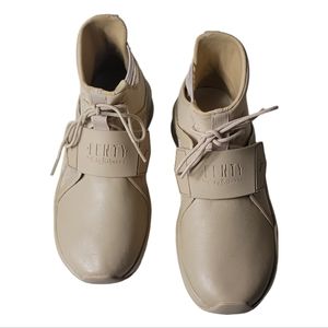 Puma Fenty by Rihanna trainer high top sneakers size 6 tan strap lace